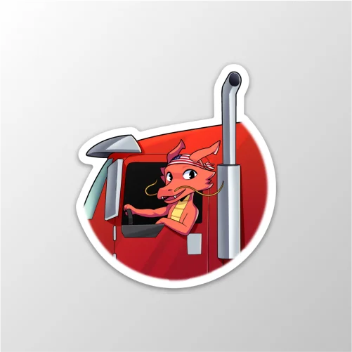 American Truck Simulator Sticker